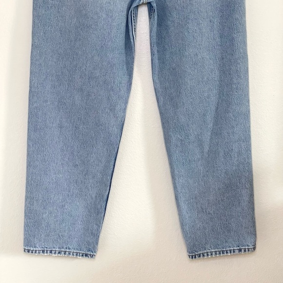 Sandro Guylain Distressed Boyfriend Rigid Denim High Waist Ankle Jean 10 - Picture 10 of 16